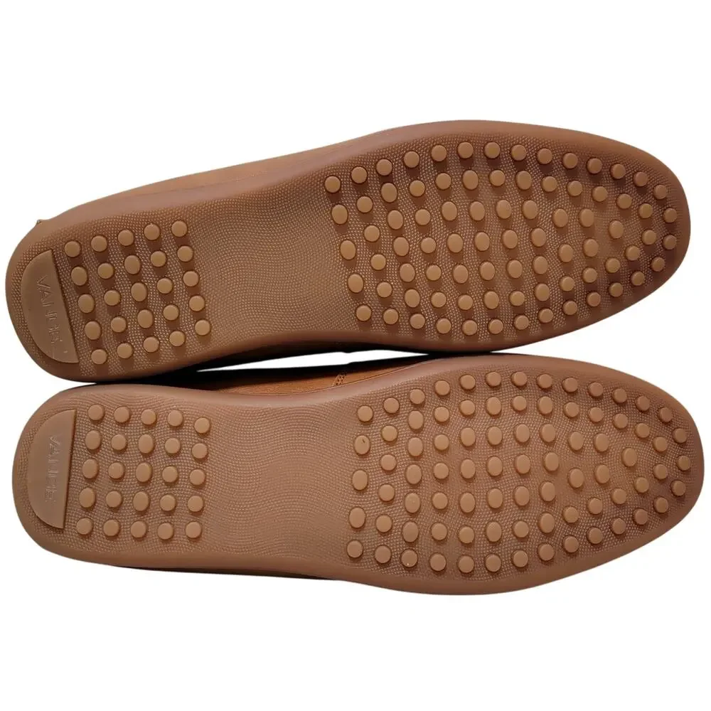 Vance Co. Men Yates Slip On Penny Loafers Size US 11.5M Tan Brown Faux Leather